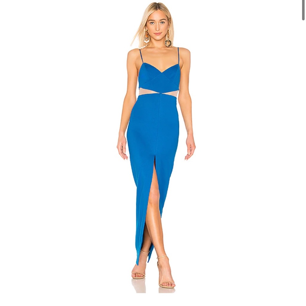 NBD brand Florrie Gown in Cobalt size Medium, NWT